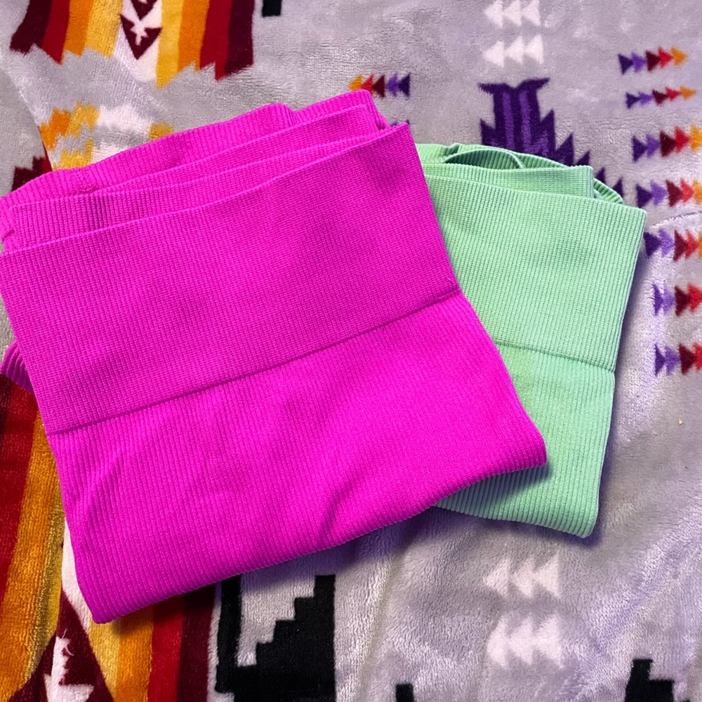 biker shorts worn once 2 pack